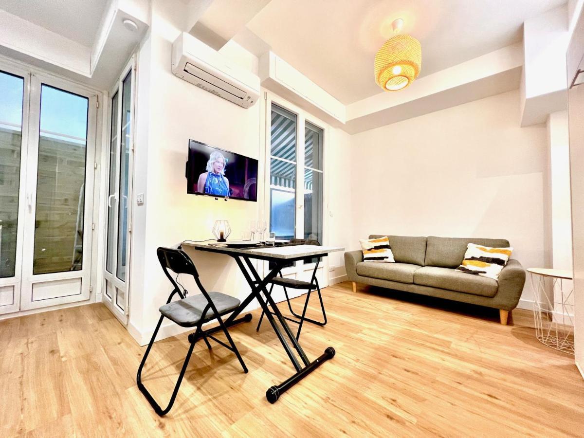 Appartement Riviera Superbe Studio Terrasse 100m Promenade Des Anglais Carre D'or Terrasse Meyerbeer